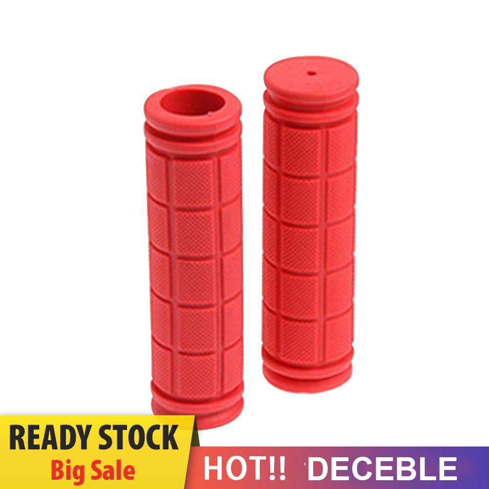 Deceble 2x Rubber MTB Road Bike Handlebar Grips Anti-Skid Fixed Gear Bicycle Grips