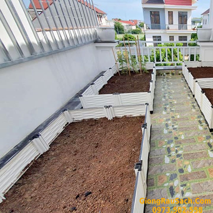 Chậu Ghép Trồng Cây Thông Minh Trồng Hoa Hồng Dài 3m Rộng 0.5m Cao 39cm
