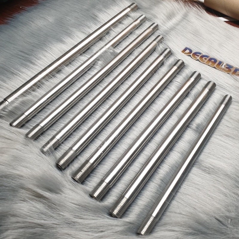 Trục Bánh Xe inox Sau Wave Gắn Pát Tăng Sên cực đẹp
