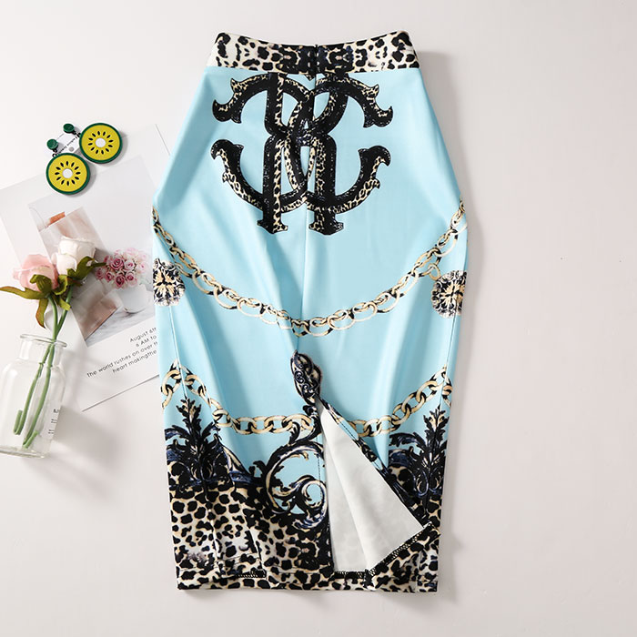 Chân Váy Bút Chì Lưng Cao In Họa Tiết Hoa Thời Trang Cho Nữ