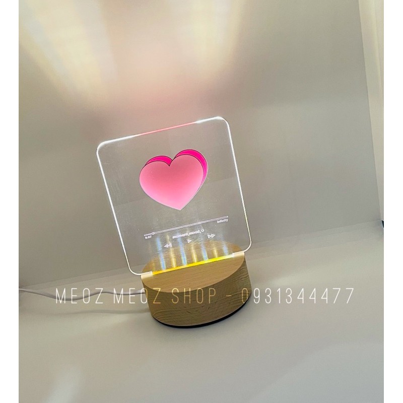Đèn Ngủ Led 3D siêu dễ thương ( hình thật )