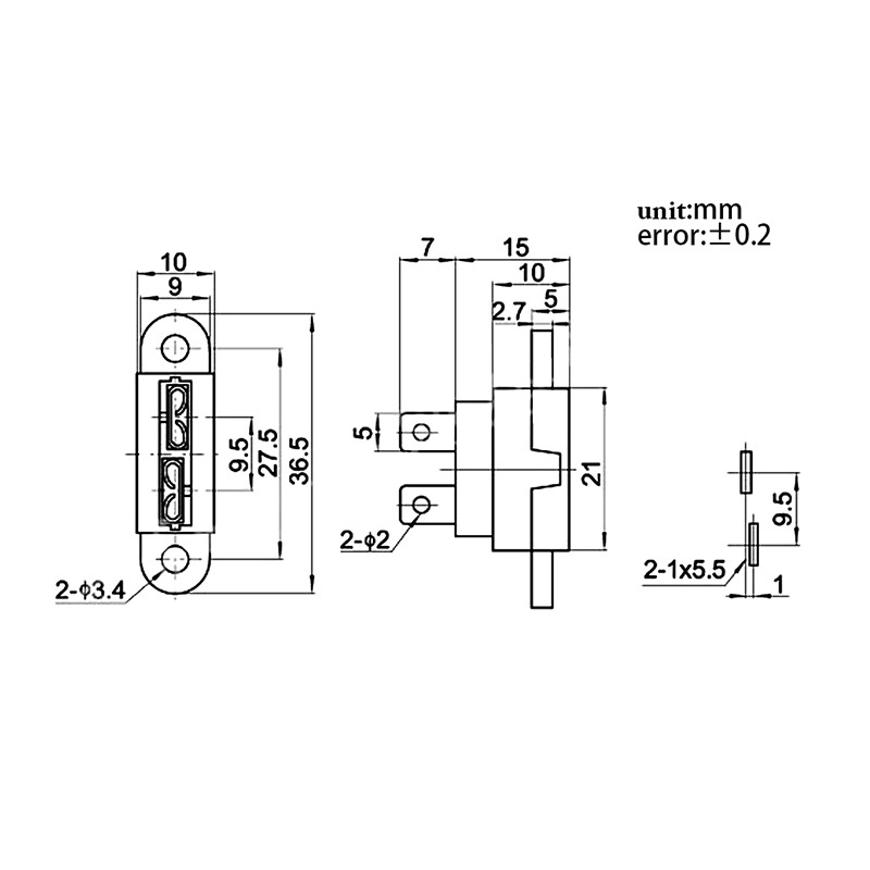 Set 5 Hộp Cầu Chì 30a Tự Động Cho Xe Hơi / Xe Tải / Tàu Thuyền Ốp