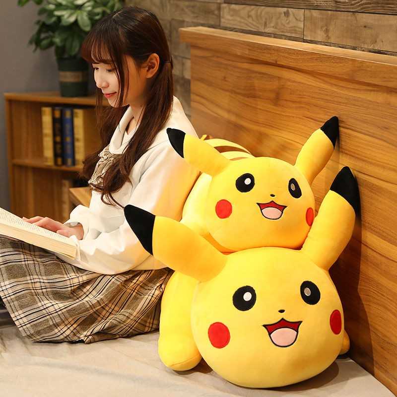 Gối Ôm Hình Pikachu Nhồi Bông Ngộ Nghĩnh Đáng Yêu