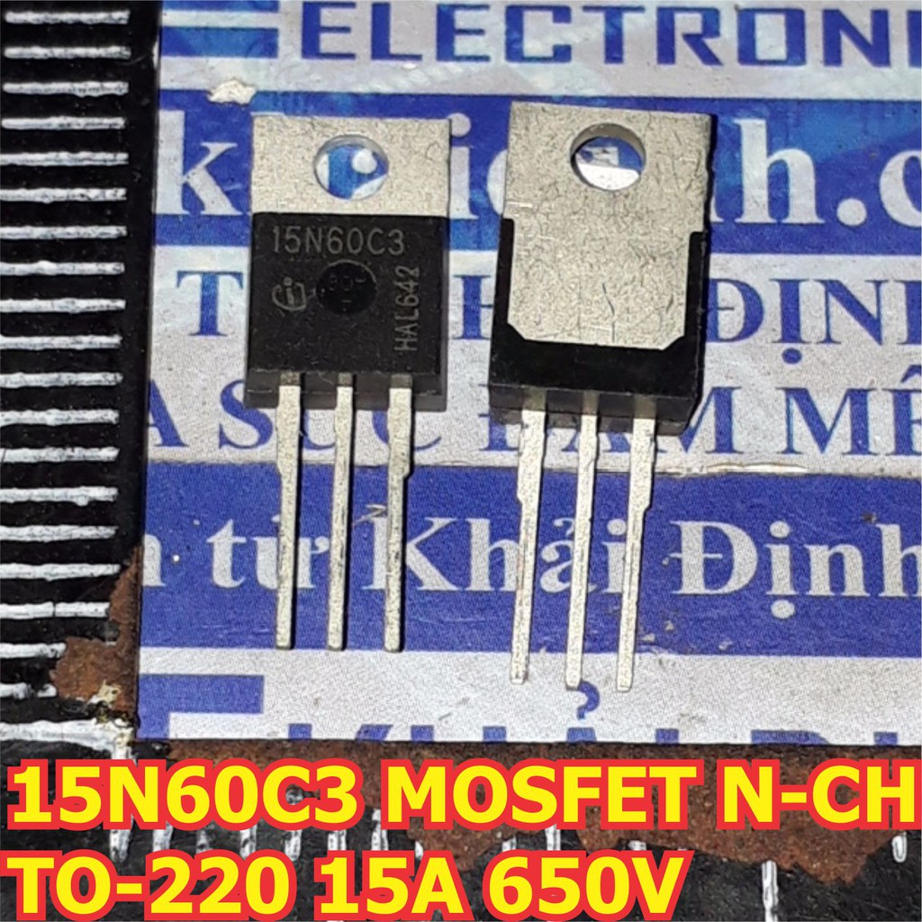 SPP15N60C3 15N60C3 15N60 MOSFET N-CH kênh N TO-220 15A 650V kde6227