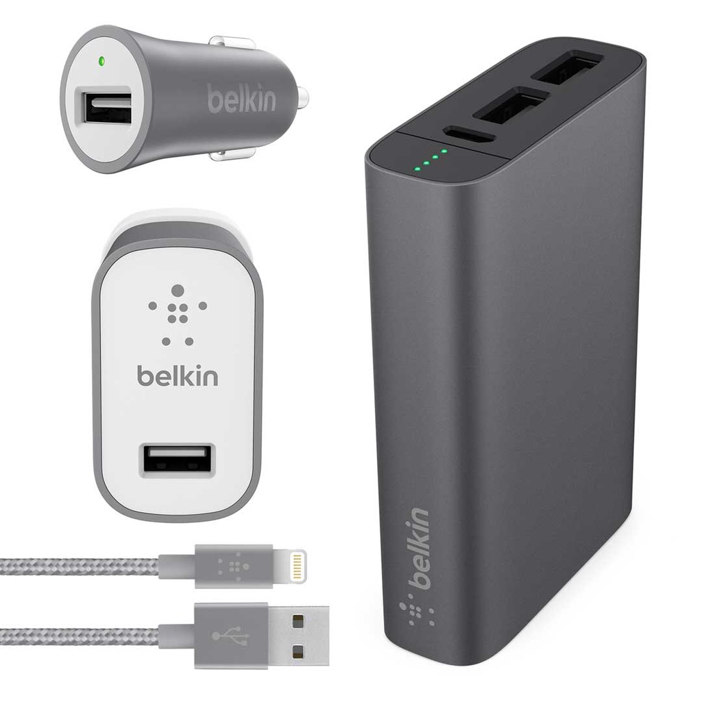 Combo sạc MIXIT ↑ ™ Colormatch Belkin vỏ kim loại Hàng chính hãng