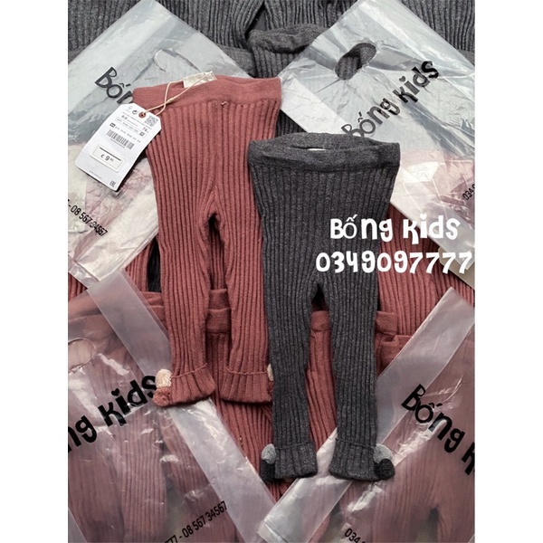 Quần Len Bé Gái PomPom ZR