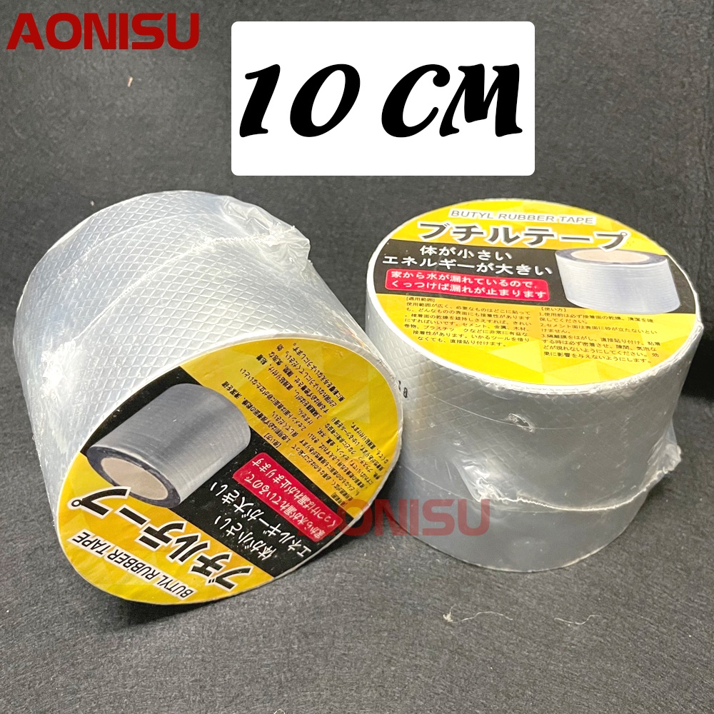 Băng Keo Chống Thấm Nhật Bản BUTLY RUBBER TAPE 20cm/10cm/5cm - Băng Dính Chống Thấm Nước Chống Dột Chống Nước - AONISU