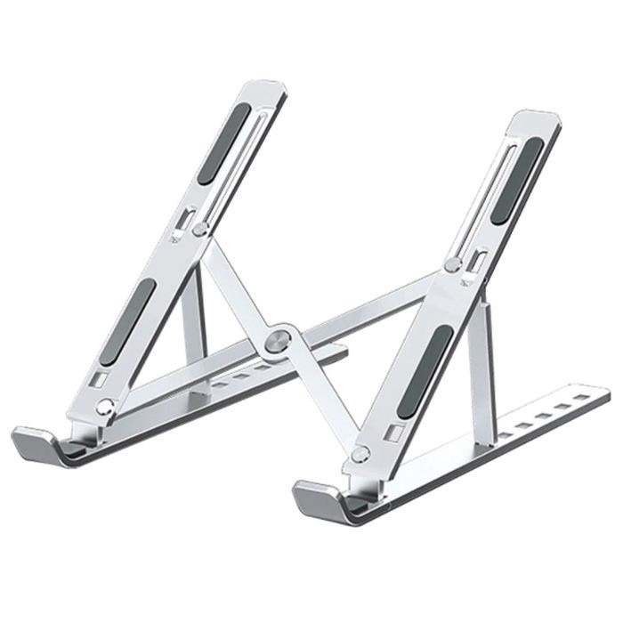 Giá đỡ LAPTOP, MACBOOK, IPAD bằng nhôm có thể điều chỉnh được độ cao, Kệ máy tính có đế tản nhiệt kê laptop nhôm