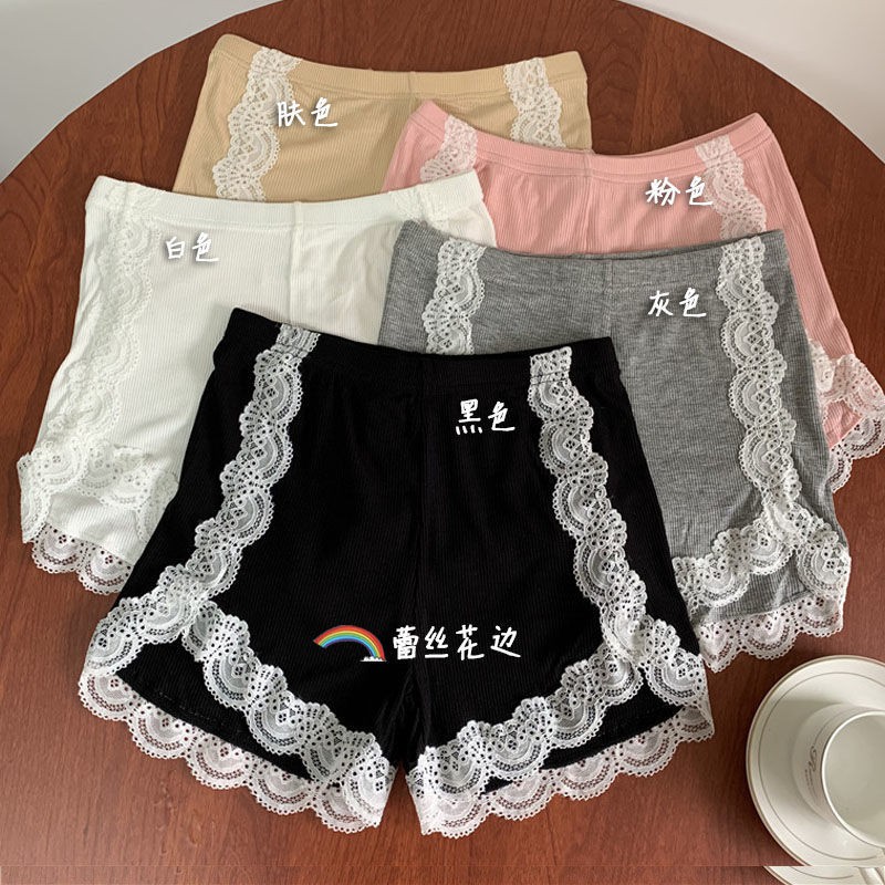 Quần Legging Bảo Hộ Mỏng Lưng Cao Phối Ren Dành Cho Nữ👗6 Chữ Thập👗】hl21.8.11