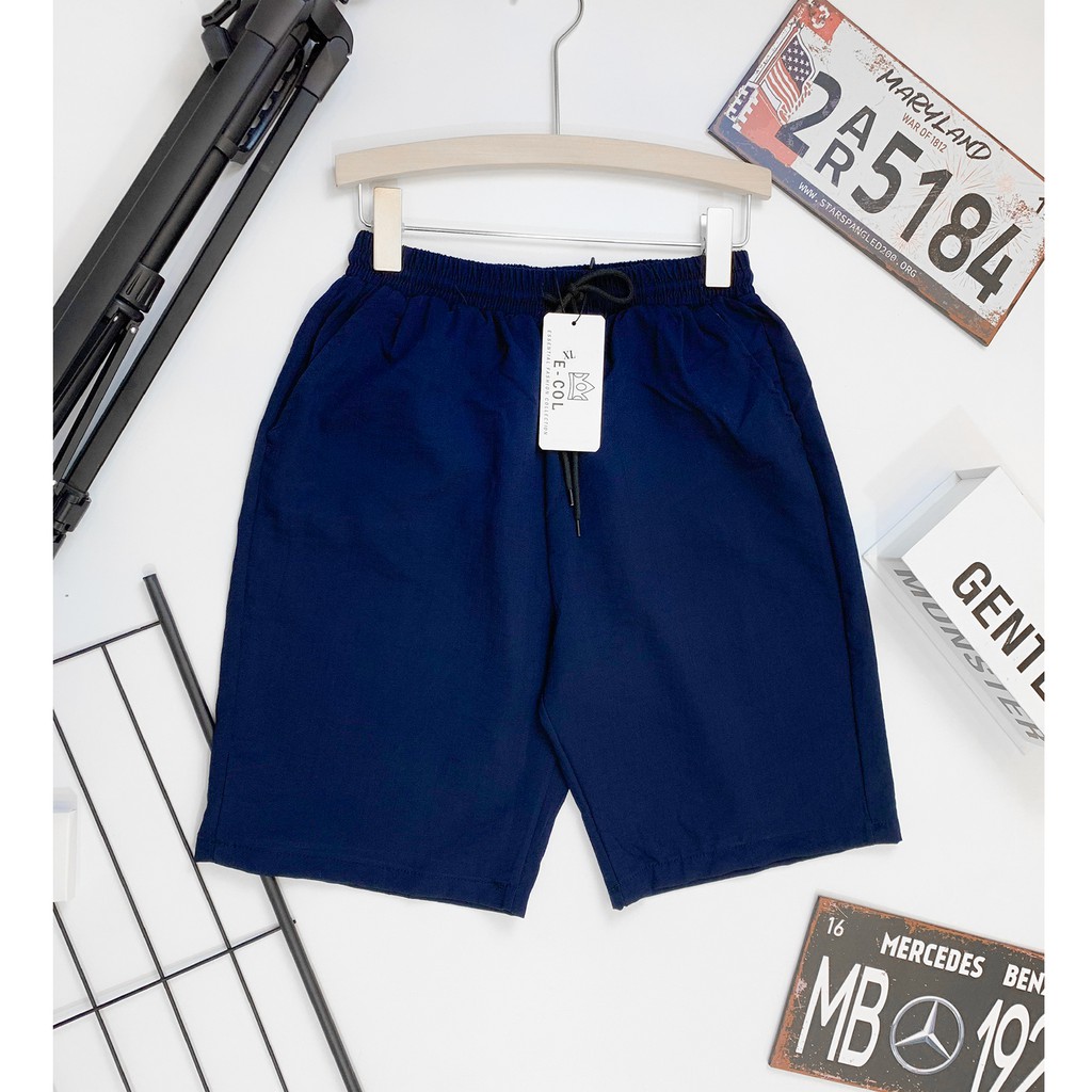 Quần short đũi nam E-COL (48-85kg) Sợi tự nhiên Mát - Mềm - Nhẹ | BigBuy360 - bigbuy360.vn