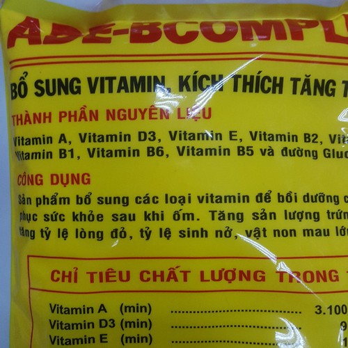 1kg bcomplex tổng hợp bổ sung bcomplex cho vật nuôi