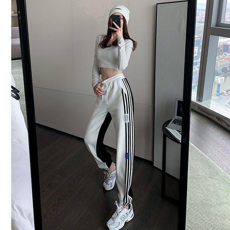 Quần Jogger Thể Thao Cotton Lưng Cao Dáng Rộng Thời Trang Cho Nữ 2021 | BigBuy360 - bigbuy360.vn
