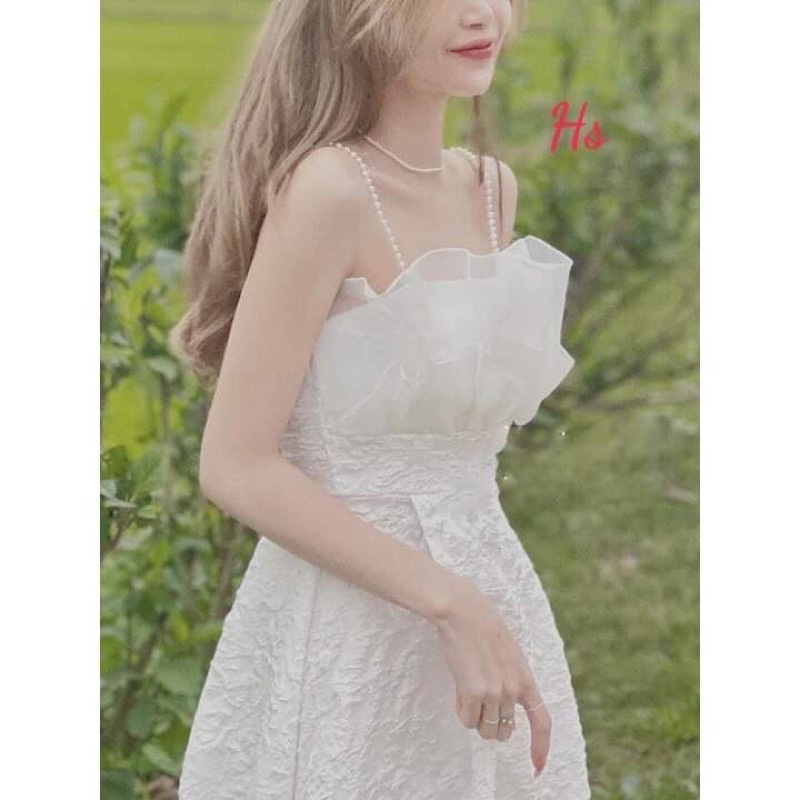 Váy dây ngọc dáng dài HS6