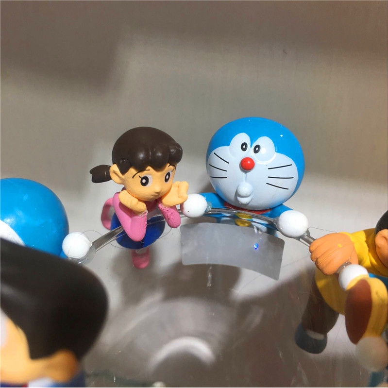 Set 8 Mô Hình Đồ Chơi Nhân Vật Phim Hoạt Hình Doraemon Xinh Xắn
