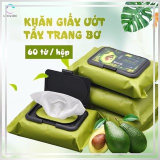 Combo 2 bịch khăn ướt tẩy trang bơ , tongkhochitue