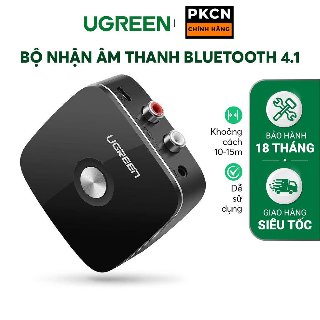 Bộ nhận âm thanh Bluetooth 4.1 đầu ra 3.5mm + 2 đầu RCA UGREEN 30445 PKCNH