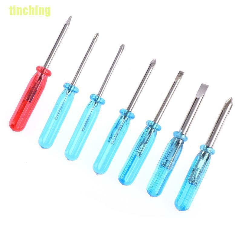 Bộ 7 Tuốc Nơ Vít Mini Màu Xanh Dương 45mm X 3mm