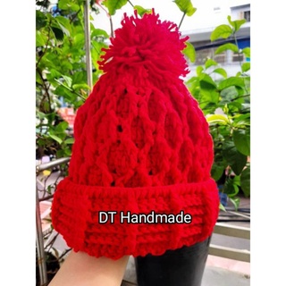 Mũ Len Handmade Họa Tiết Hàn Quốc (Ảnh Do Shop Tự Chụp )