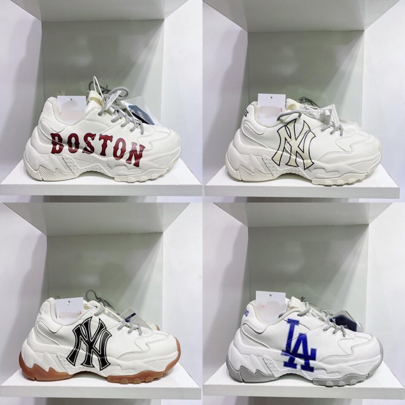 giày thể thao đế cao mlb