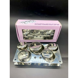 Khay inox đựng bột ,lưu huỳnh