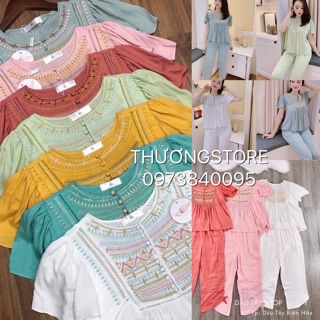 SET THÊU THỔ CẨM -100% MẪU NHƯ HÌNH