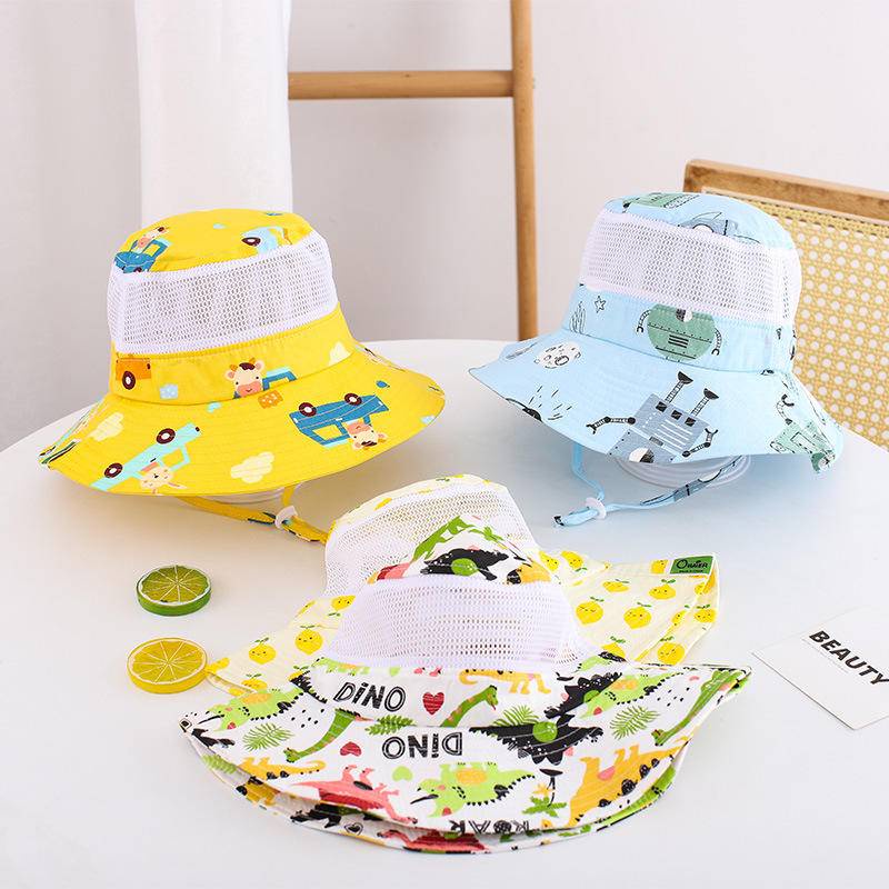 Nón Tai Bèo Phối Lưới Mỏng Thoáng Khí Thời Trang Mùa Hè Xinh Xắn Cho Bé