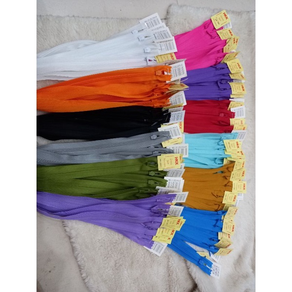 DÂY KÉO GIỌT NƯỚC HKK, DÂY KÉO CHÌM 60CM VÀ 25CM NHIỀU MÀU, Dk QUẦN TÂY 20CM HKK