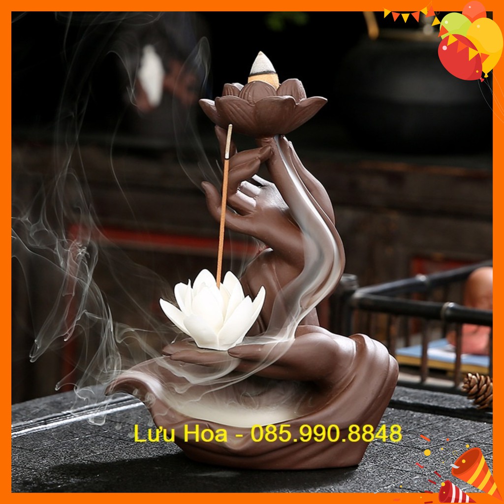 Thác khói trầm hương [HÀNG CAO CẤP], trầm hương khói ngược BÀN TAY PHẬT - Nhà cửa thơm tho, làm sạch không gian sống | BigBuy360 - bigbuy360.vn