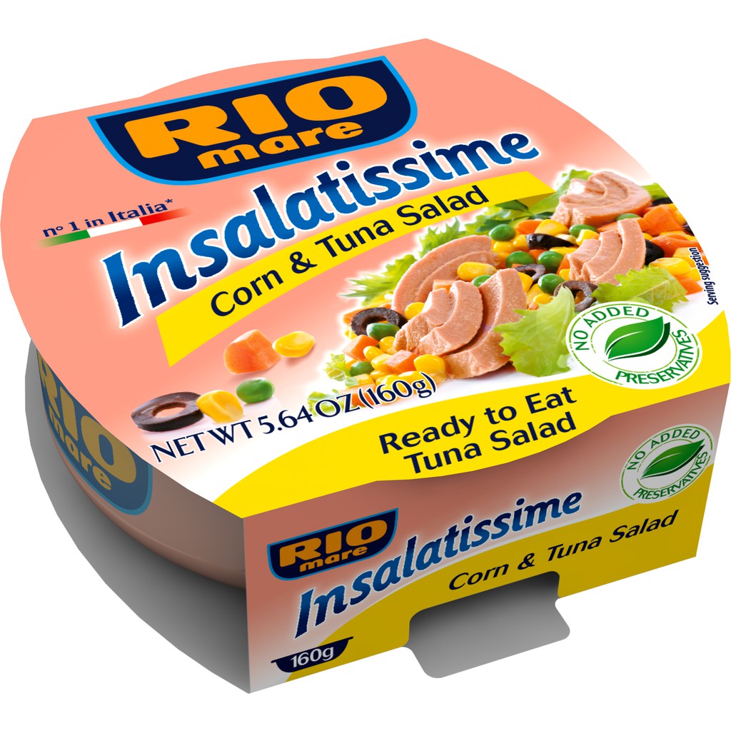 Cá ngừ rau củ Rio Mare Insalatissima hộp 160g