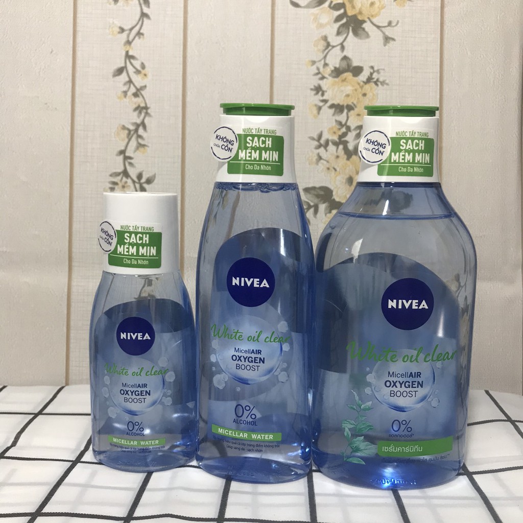 [MỚI] NƯỚC TẨY TRANG NIVEA THÁI KHÔNG CHỨA CỒN