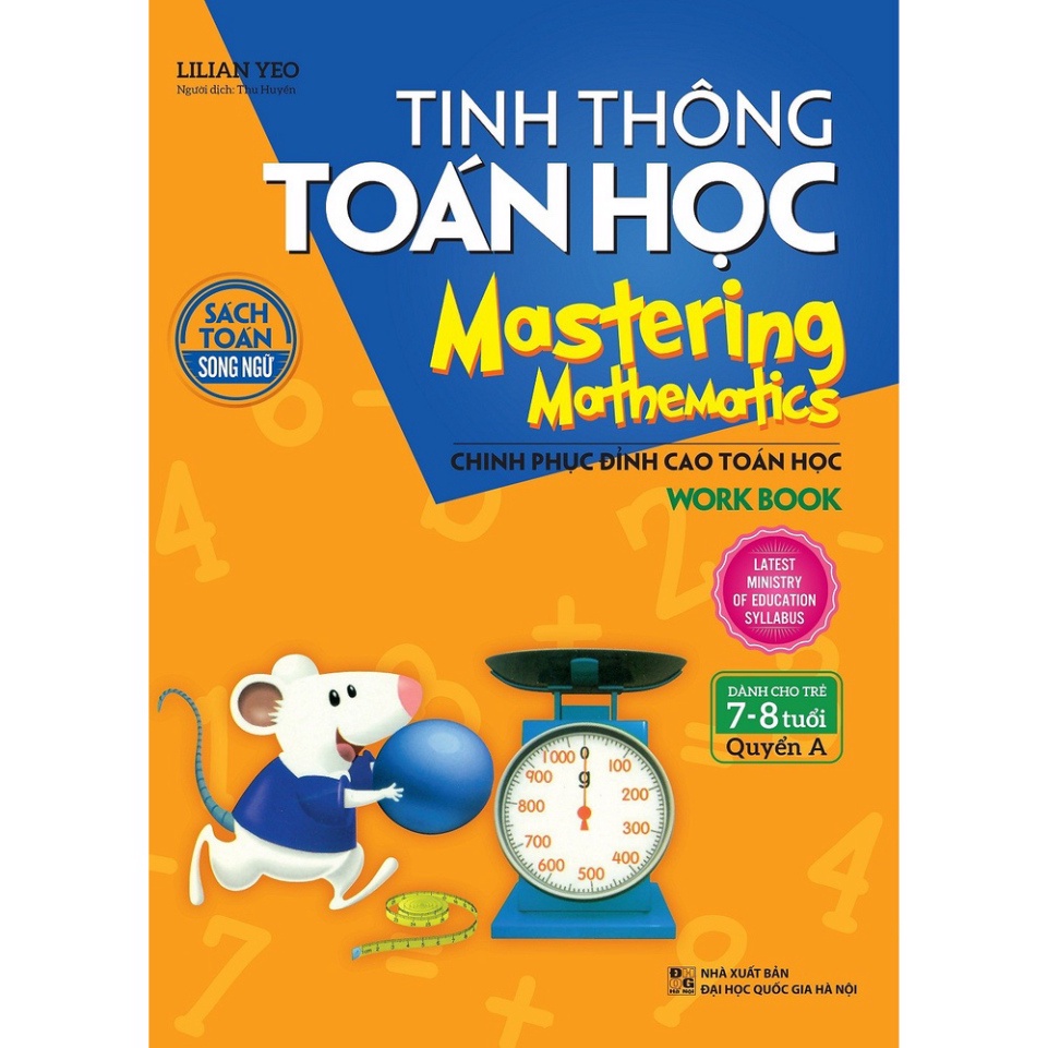 [TIEMSACHTO] Sách - Tinh Thông Toán Học - Mastering Mathematics - Dành Cho Trẻ 7-8 Tuổi - Quyển A (SM-0683)