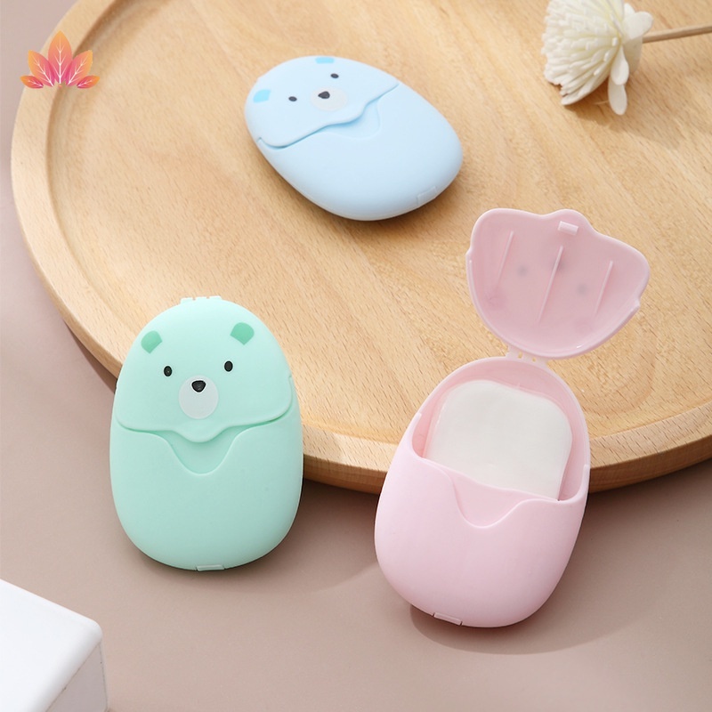 Hộp Xà Phòng Giấy mini Dùng Một Lần Cho Bé JP5