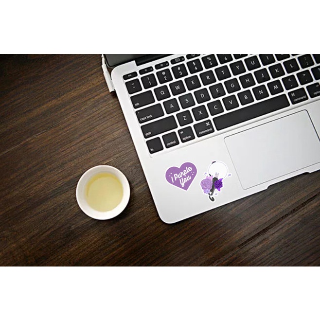 Bộ 100 Hình Dán Trang Trí Hình Nhóm Nhạc BTS Đẹp Mắt