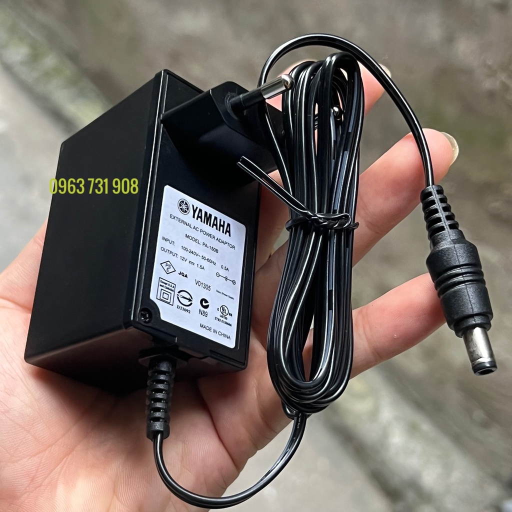 Adapter nguồn đàn yamaha 12v 1.5a chính hãng