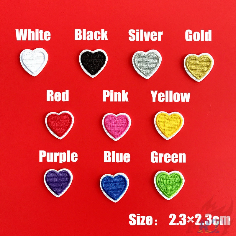 ☸ Iron-on Patch：Mini Colorful Heart Series 03 ☸ 1Pc Diy Colorful Mini Love Sew on Iron on Badges Patches
