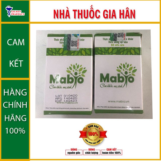 Viên Uống Lợi Sữa MABIO - Dành Cho Các Mẹ Tắc Sữa Sau Khi Sinh