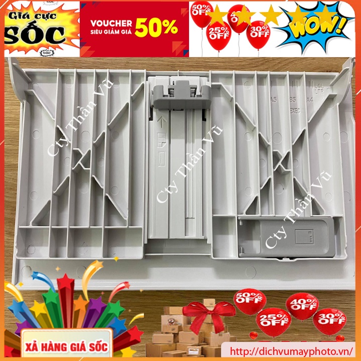 Khay lắp cửa đỡ giấy vào máy in Canon 2900 Canon 3000 hàng chuẩn bền đẹp bảo hành INECO