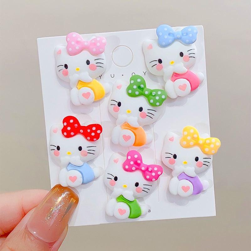 crocs Sticker shoes sticker for cross sandalsMiếng Dán Trang Trí Khóa Giày Dép crocs Hình hello kitty Dễ Thương diy
