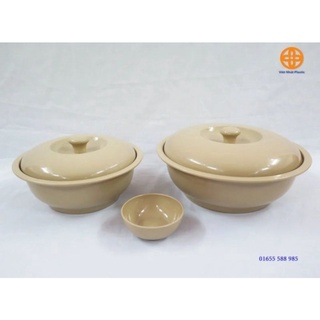 Âu phíp đựng cơm, canh có nắp kiểu Hàn Quốc GDNG2