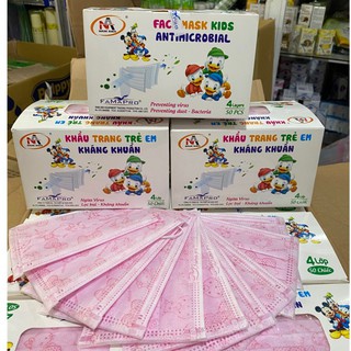 Khẩu trang em bé 4 lớp kháng khuẩn Nam Anh (50 cái/hộp)