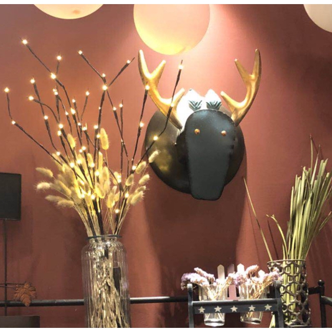 Cành cây 20 bóng đèn LED dùng cho trang trí giáng sinh độc đáo