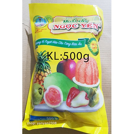 Muối sấy Ngọc yến 500g - Muối chấm trái cây - Gia vị nấu ăn ngon - muối Ngọc yến chính hãng