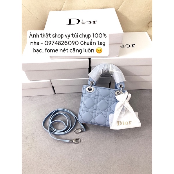 Túi Đ size mini 13cm  da trơn mềm kèm hộp siêu sang siêu hót hit 6628#