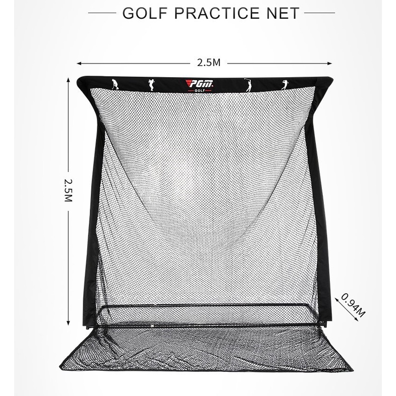 Khung lưới PGM tập golf swing 250cm - Golf Practice Net - LXW019-3 -  LXW015 - LXW023
