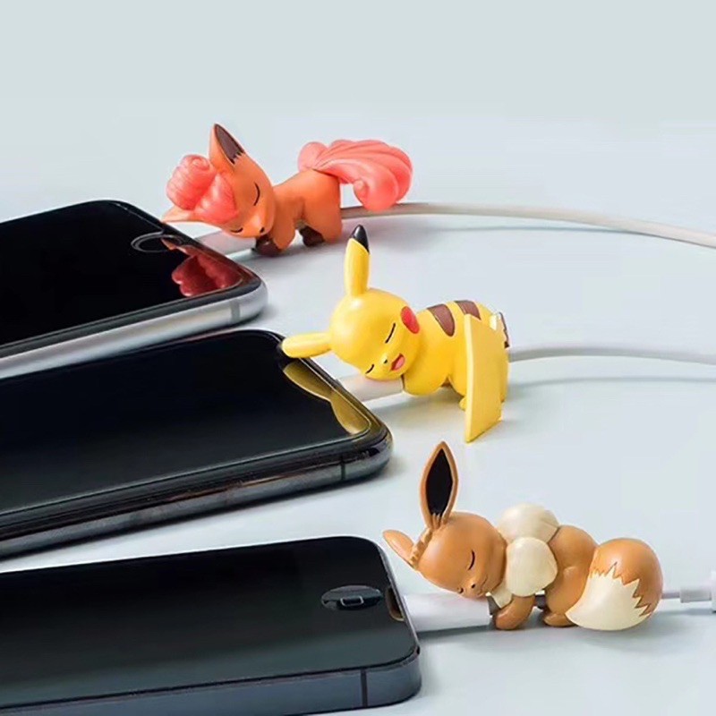 Nút gắn bảo vệ dây cáp sạc Iphone Cable Bite thú bảo vệ cáp sạc hình Pokemon Pikachu ngộ nghĩnh