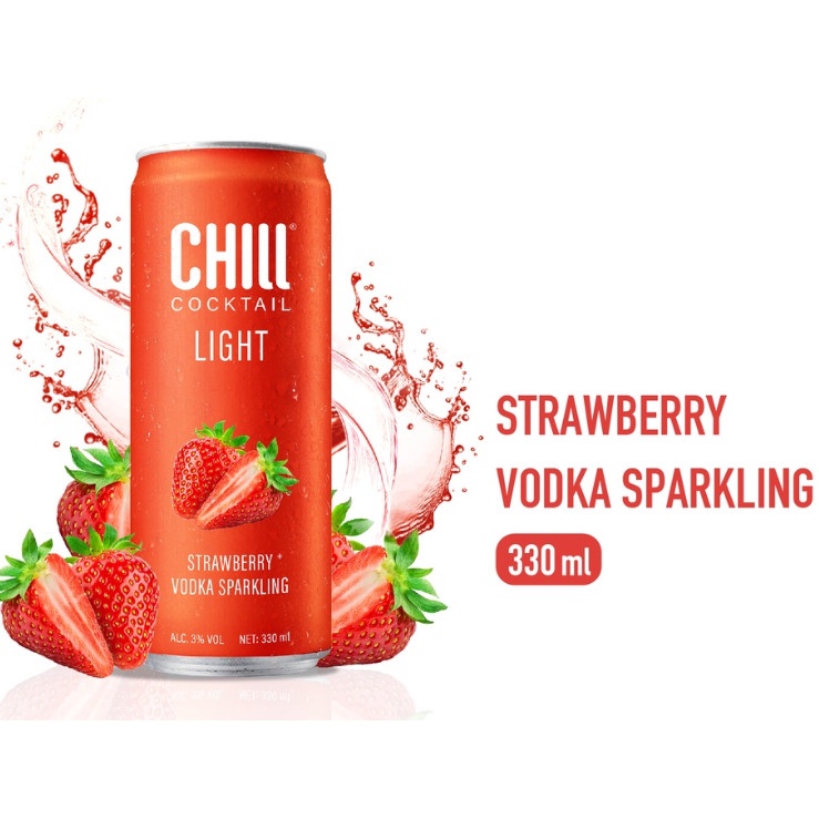 Thùng 6 lon Chill Cocktail mix vị - Nước trái cây lên men - Chuẩn gu đúng điệu
