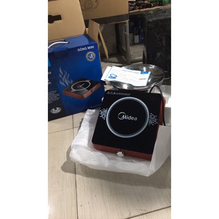 🦋Bếp Từ Đơn Mini Midea  MI-K1923B Tặng Kèm Nồi và  Midea  MI-K1917EF Chính Hãng Bh Toàn Quốc 12 T