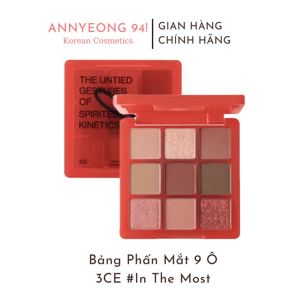 [My Moves] Bảng Phấn Mắt 9 Ô 3CE Multi Eye Color Palette In The Most