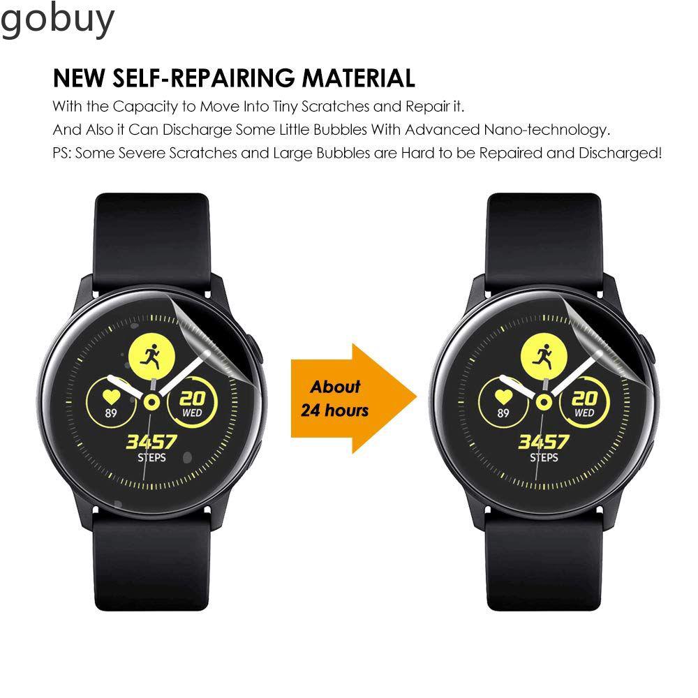 3Pcs Hydrogel Protective Tempered Film For Galaxy Watch Active SM-R500 Protection Film Full Screen Permeability Film vn