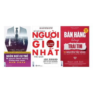 Combo Bán Hàng Bằng Trái Tim + Để Trở Thành Người Bán Hàng Giỏi Nhất Thế Giới + Ngôn Ngữ Cơ Thể - Bí Quyết Chiến Thắng Trong Mọi Cuộc Đàm Phán
